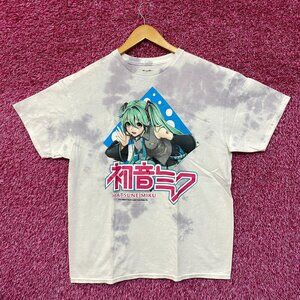 Hatsune Miku Vocaloids Virtual Anime Singer Tie Dye M/L